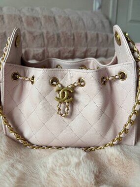 Chanel Mini 26C Hobo 25 Rose Clair Light Pink
